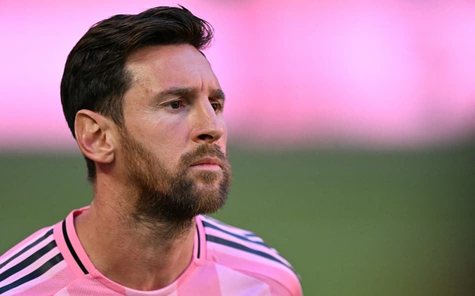 Messi no jogo do Inter Miami contra Al Ahly