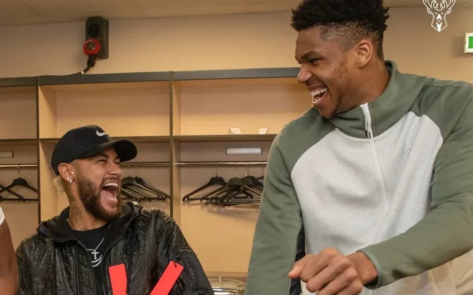 Neymar e Giannis Antetokumpo