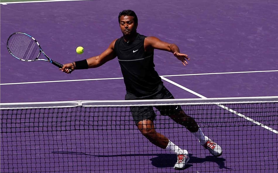 O ex-tenista indiano Leander Paes em foto de arquivo (foto: Matthew Stockman/Getty Images)