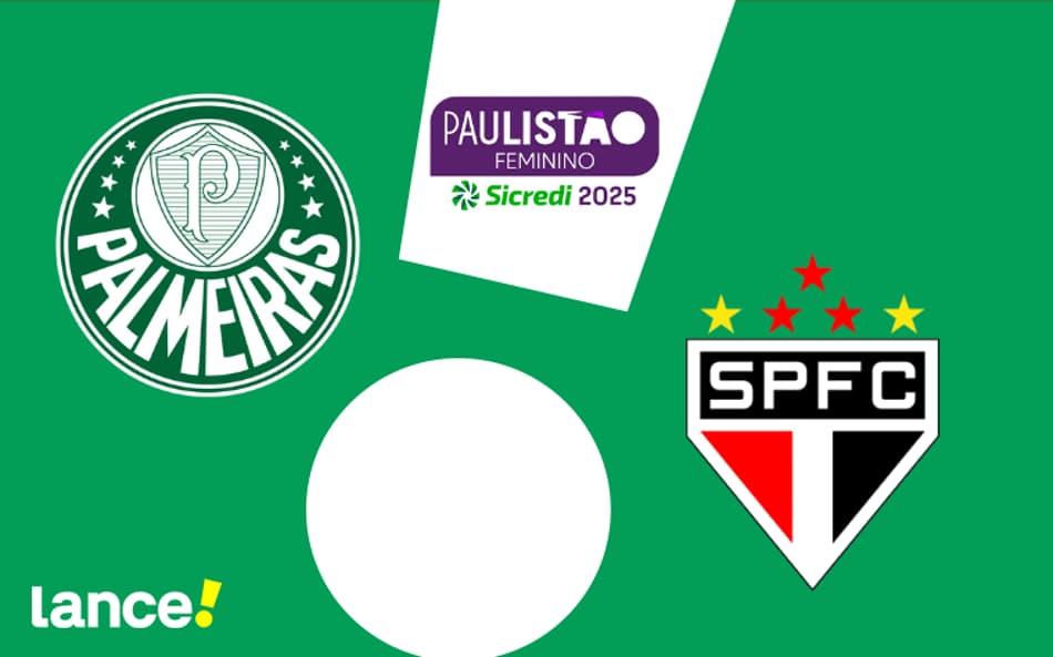Palmeiras e São Paulo duelam pelo Paulistão feminino.
