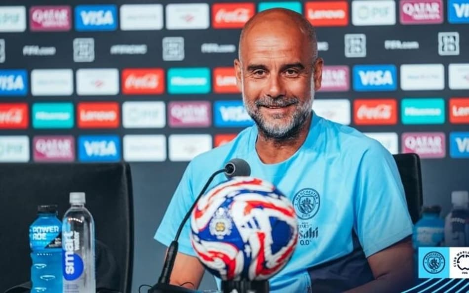 Guardiola falou sobre o Al-Hilal em entrevista coletiva (Foto: Divulgação/Manchester City)