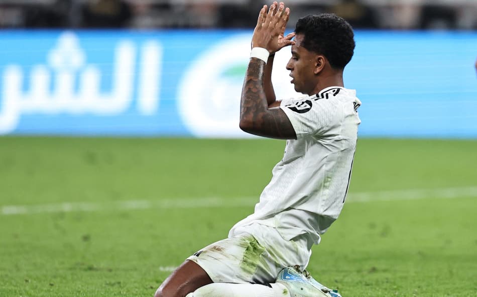 Rodrygo em ação pelo Real Madrid (Foto: Fadel Senna/AFP)