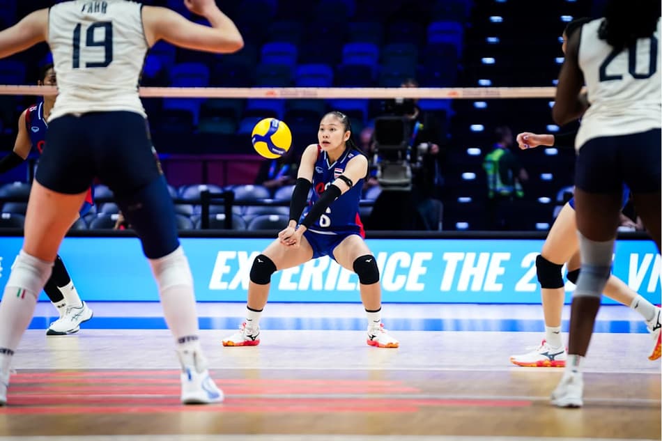 Tailândia e Itália na segunda semana da VNL (Foto: Divulgação / VNL)