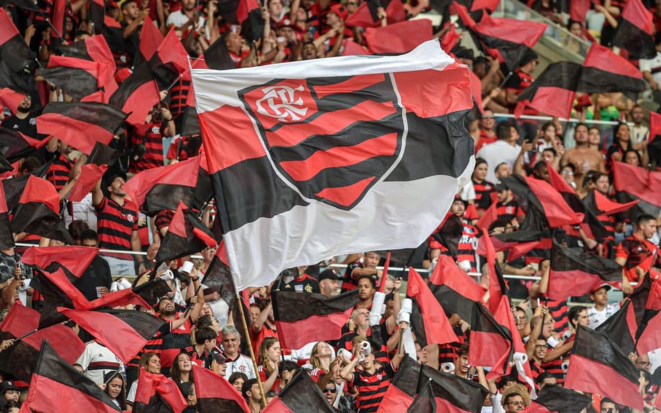 Torcida do Flamengo no jogo contra o Atlético-MG no Maracanã