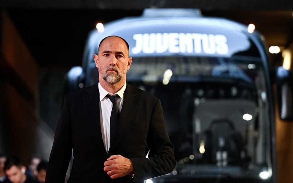 Igor Tudor, treinador da Juventus, chega para jogo da equipe