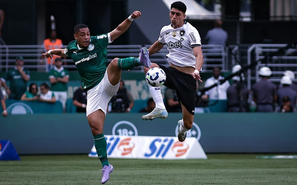 Vitor Roque - Palmeiras x Botafogo - Brasileirão