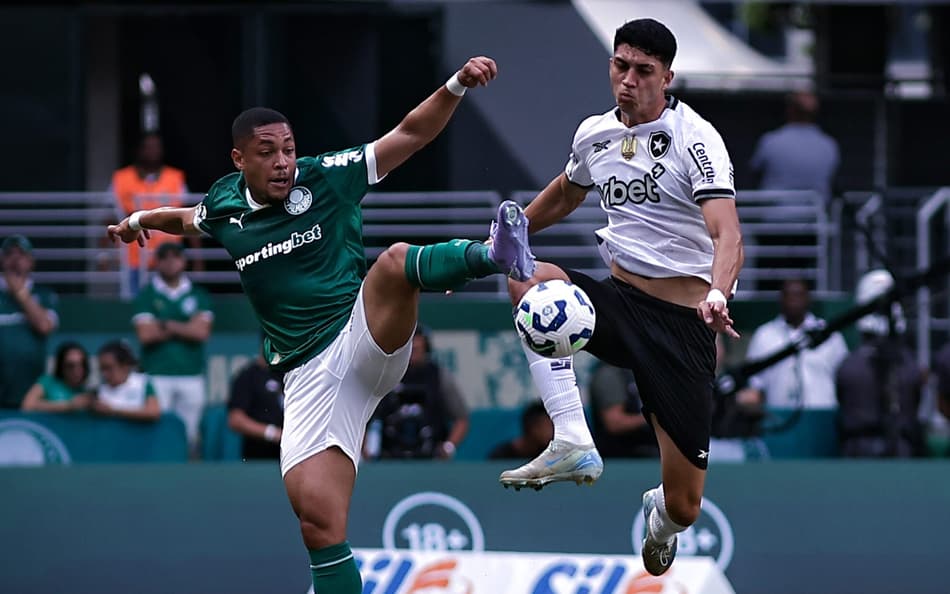 Vitor Roque - Palmeiras x Botafogo - Brasileirão