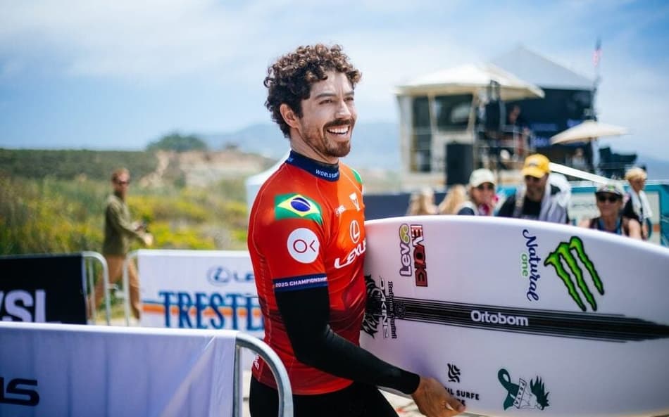 Yago Dora passou de fase em Trestles