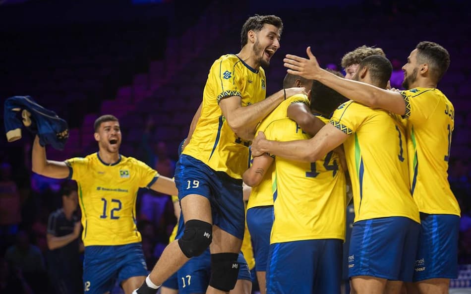BRASIL X CHINA VNL MASCULINA
