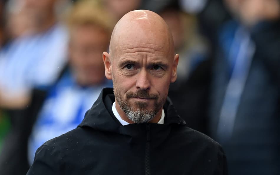 Erik ten Hag na época de Manchester United (Foto: Glyn KIRK / AFP)