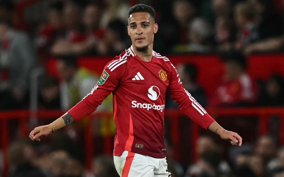 Antony, atacante do Manchester United (Foto: Paul Ellis/AFP)