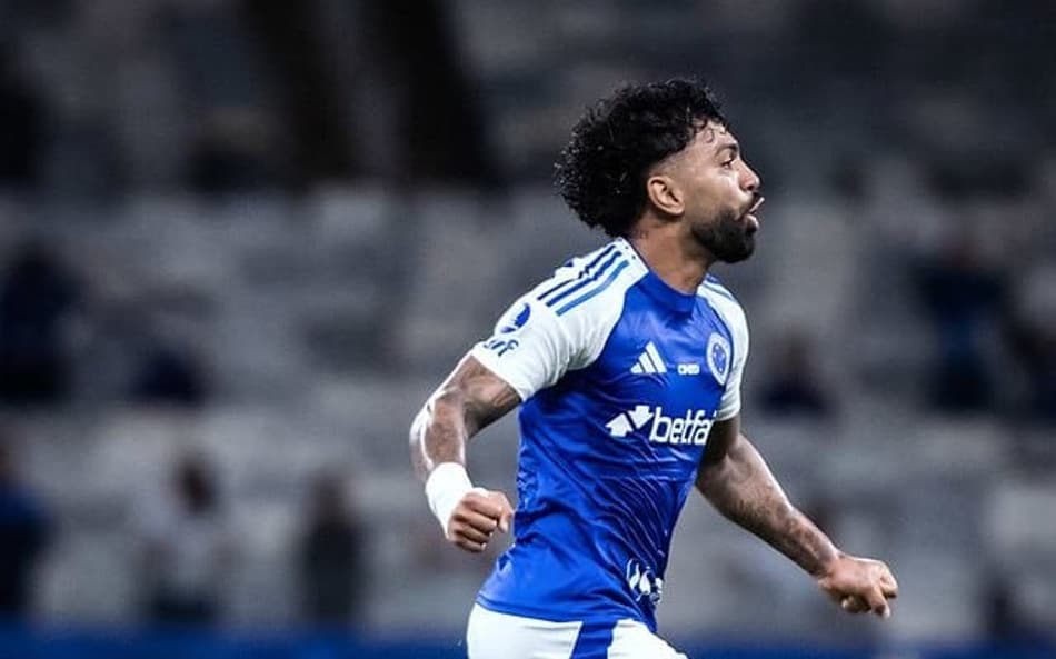 Gabigol faz gol da vitória do Cruzeiro contra o Palestino (Foto: Gustavo Aleixo/Cruzeiro)