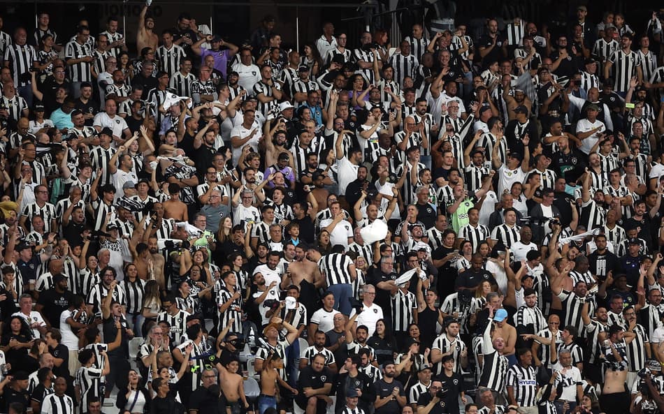 Torcida do Botafogo no Estádio Nilton Santos (Foto: Vítor Silva/Botafogo)