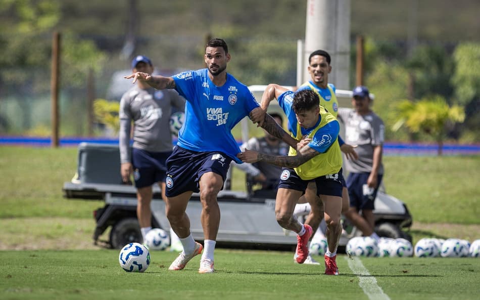 Treino do Bahia na Cidade Tricolor (Foto: Rafael Rodrigues / EC Bahia)
