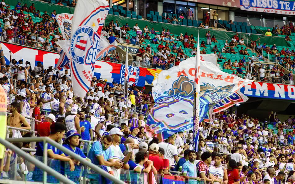 Torcida do Bahia em confronto contra o Náutico, o último na Arena Fonte Nova (Foto: Letícia Martins/EC Bahia)