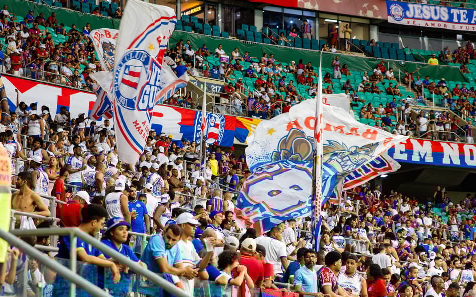 Torcida do Bahia em confronto contra o Náutico, o último na Arena Fonte Nova (Foto: Letícia Martins/EC Bahia)