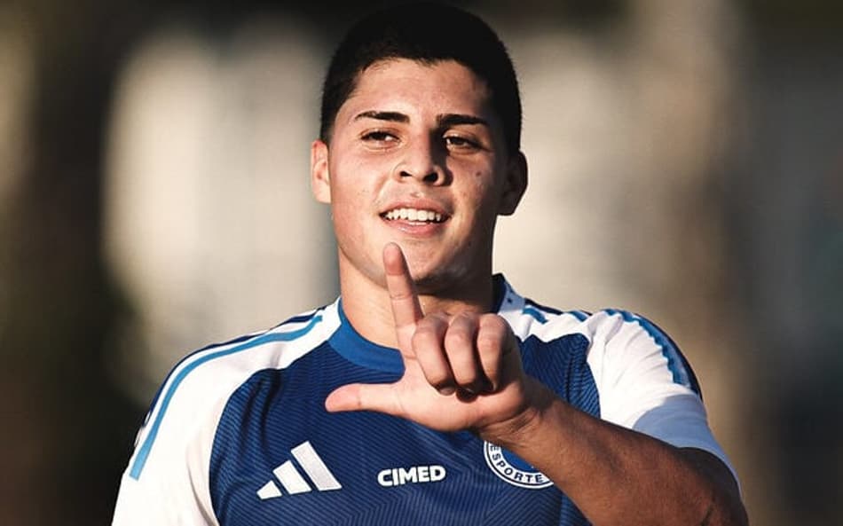 Meia Baptistella, do Cruzeiro (Foto: Gustavo Martins/Cruzeiro)