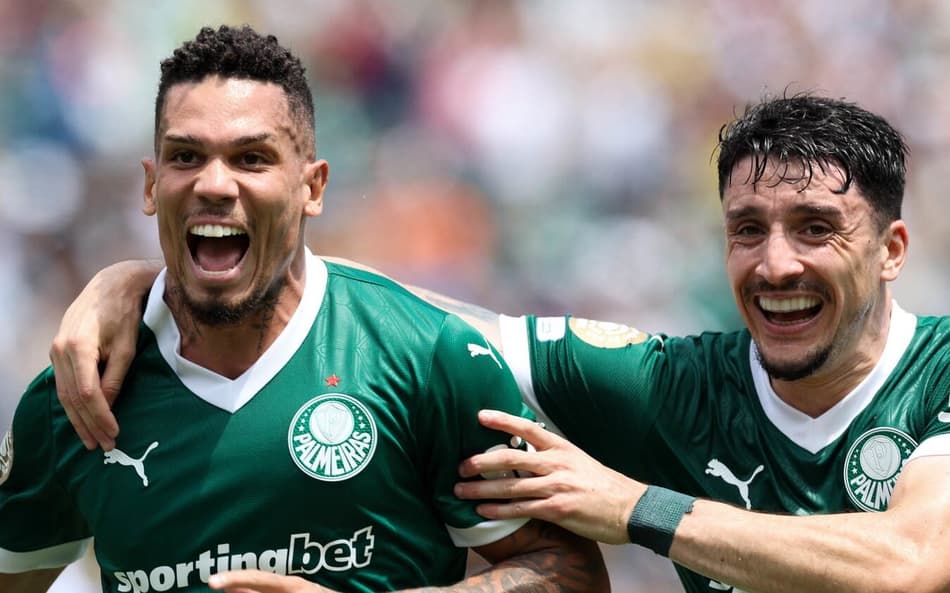 Paulinho foi o grande herói do Palmeiras (Foto: Cesar Greco/Palmeiras)
