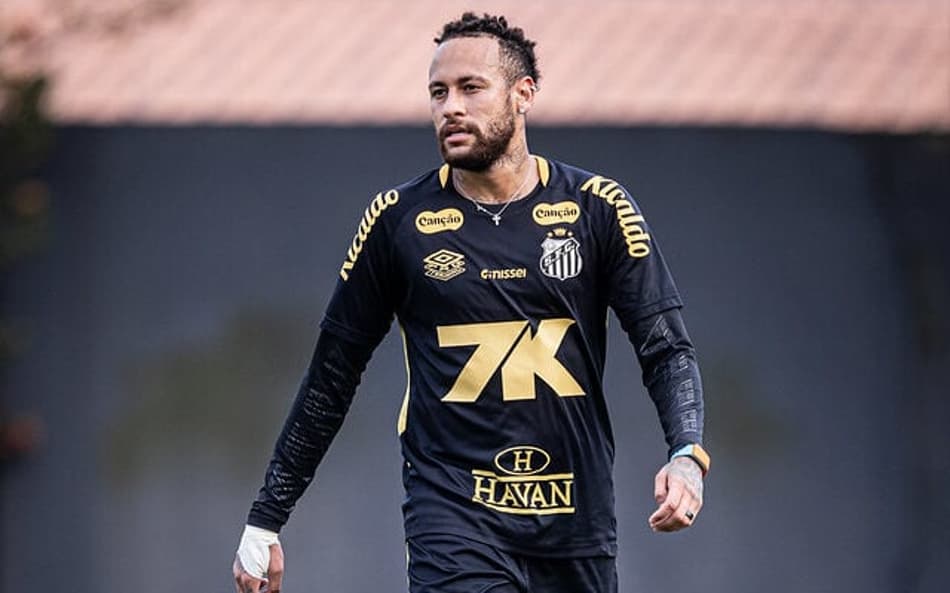 Neymar deve jogar 90 minutos diante do Mirassol. (Foto: Raul Baretta/ Santos FC)