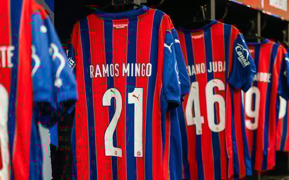 Vestiário do Bahia na Arena Fonte Nova (Foto: Rafael Rodrigues / EC Bahia)