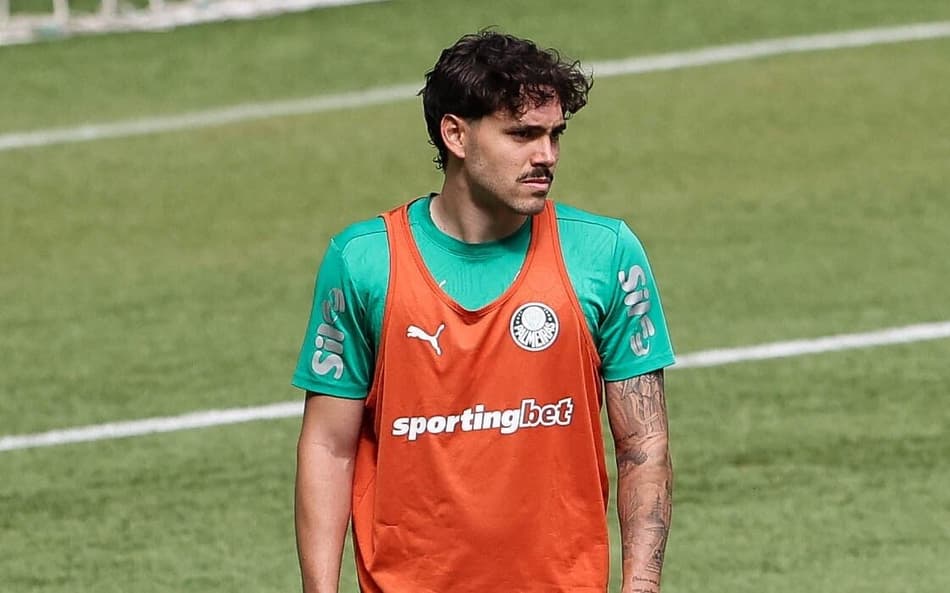 Mauricio voltou a treinar com o grupo (Foto: Cesar Greco/Palmeiras)