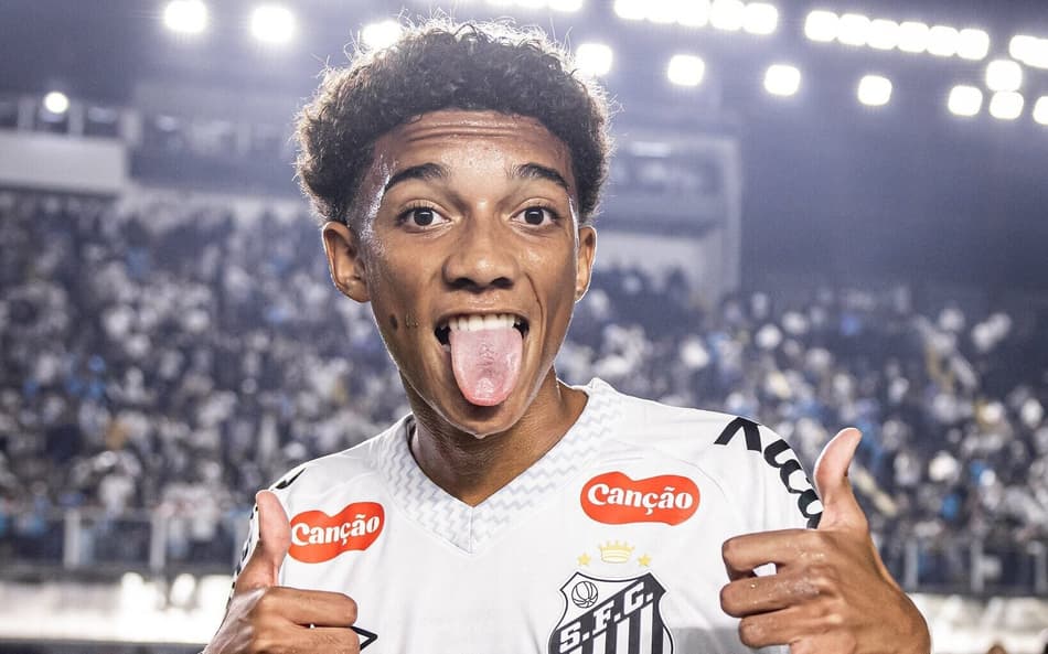 Robinho Jr vem se destacando no Santos (Foto: Raul Baretta/ Santos FC)