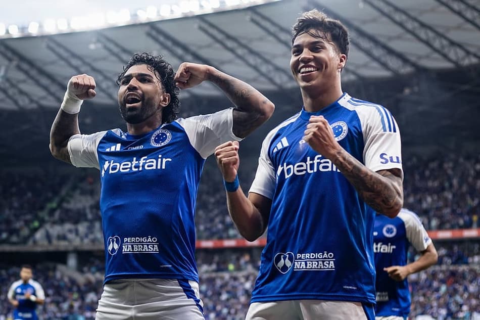 Gabigol e Kaio Jorge do Cruzeiro (Foto: Gustavo Aleixo/Cruzeiro)