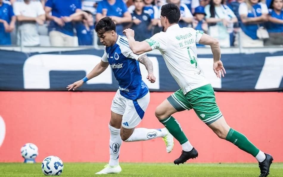 Atacante Kaio Jorge, do Cruzeiro, em jogo contra o Juventude (Foto: Gustavo Aleixo/Cruzeiro)