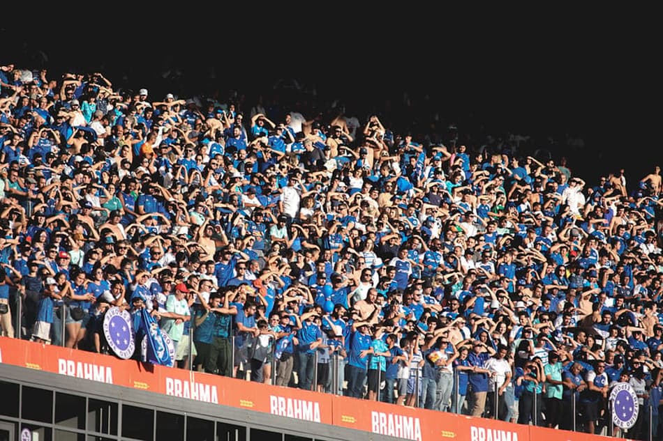 Torcida do Cruzeiro no Mineirão (Foto: Gustavo Martins/Cruzeiro)