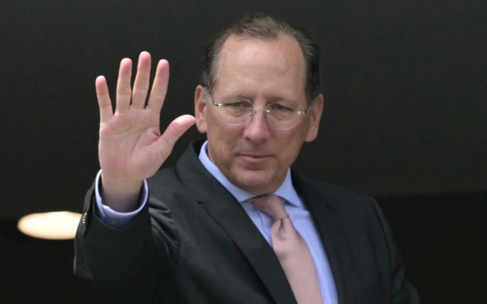 John Textor no Lincoln Field para acompanhar Palmeiras x Botafogo (Foto: Juan Mabromata/AFP)