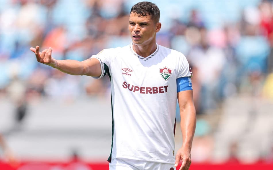 Thiago Silva foi destaque na vitória do Fluminense sobre a Inter de Milão (Foto: Michael Reaves / GETTY IMAGES NORTH AMERICA / Getty Images via AFP)