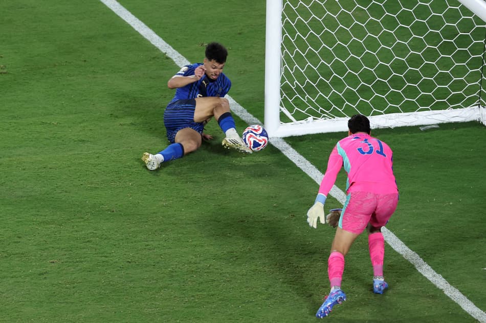 Marcos Leonardo marcou o gol da vitória do Al-Hilal contra o City (Foto: Megan Briggs / GETTY IMAGES NORTH AMERICA / Getty Images via AFP)