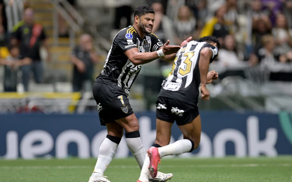 Hulk durante Atlético-MG e Bucaramanga
