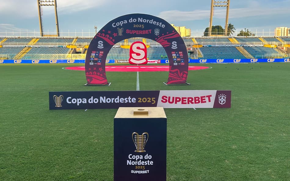 Portal da Copa do Nordeste no PV (Foto: Baggio Rodrigues/AGIF)