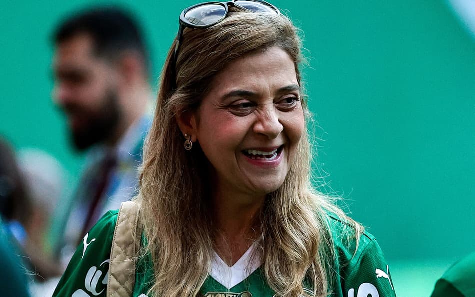Leila Pereira, presidente do Palmeiras (Foto: Fabio Giannelli/AGIF)