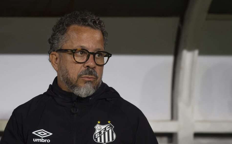 Cléber Xavier comandou o Santos em 12 jogos e acumula 4 vitórias, 3 empates e 5 derrotas. (Foto: Anderson Romão/AGIF)