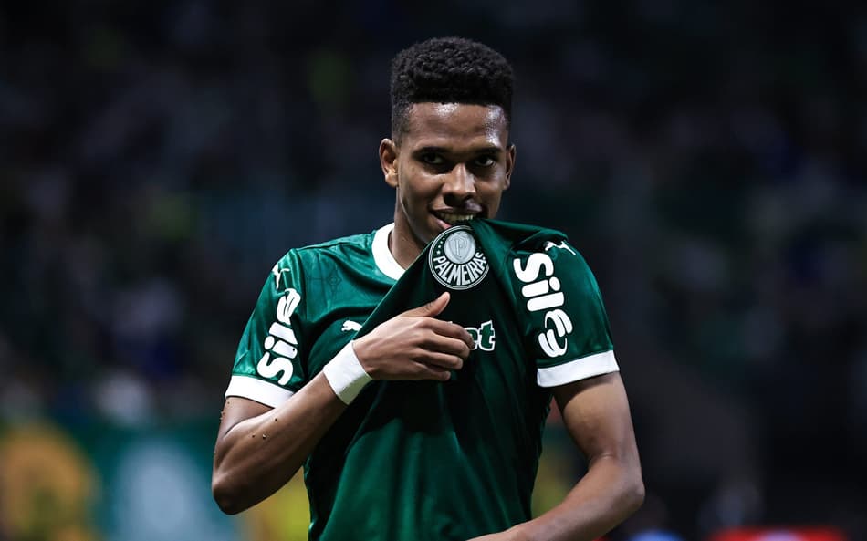 Estêvão, atacante do Palmeiras