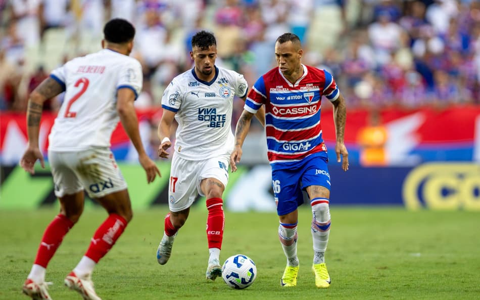 Breno Lopes em Fortaleza x Bahia (Foto: Baggio Rodrigues/AGIF)