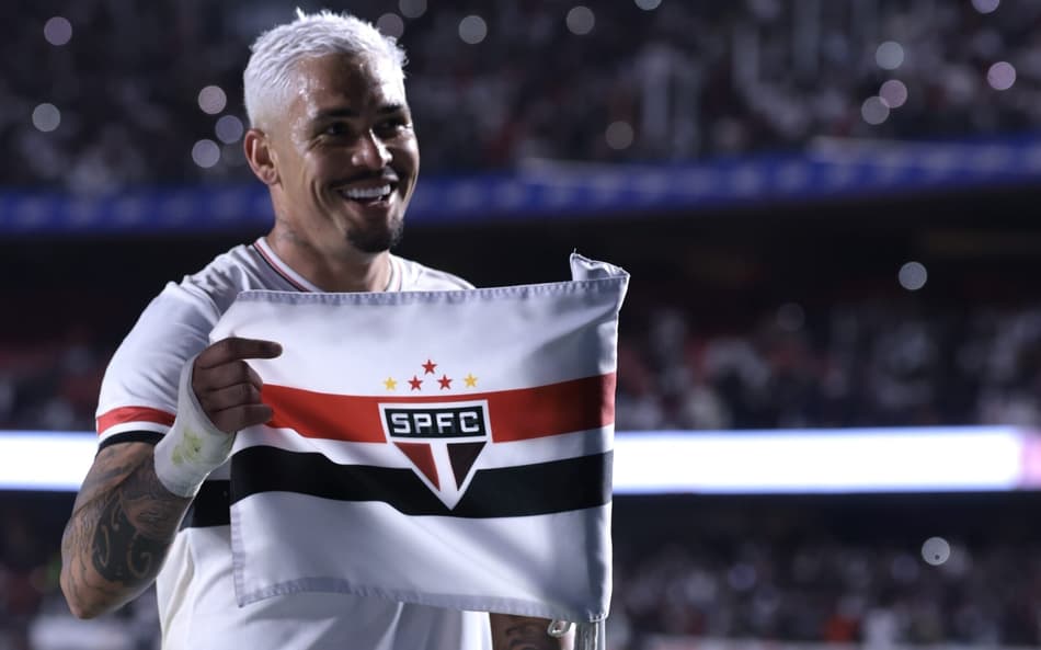 Luciano, atacante do São Paulo