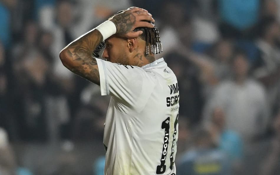 Santos estaciona na tabela e ocupa o 17º lugar, com 14 pontos. (Foto: Jota Erre/AGIF)