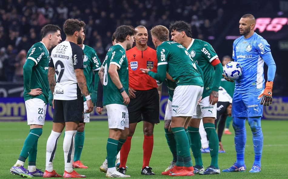 Clássico entre Corinthians x Palmeiras, na Neo Química Arena
