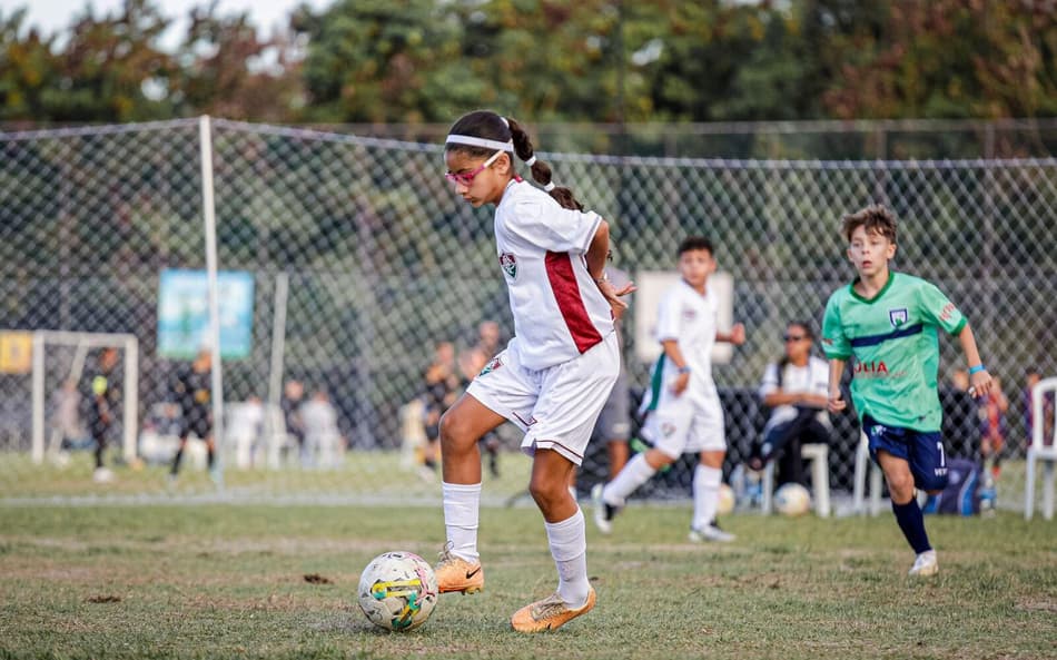 Alice Duarte em ação pelo Fluminense durante a IberCup 2025