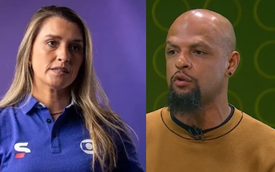Ana Thaís Matos e Felipe Melo discordam (Foto: Reprodução)