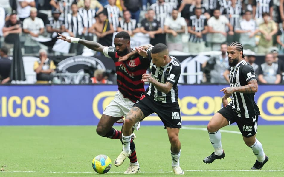 Atlético-MG x Flamengo &#8211; final da Copa do Brasil &#8211; Gerson e Arana