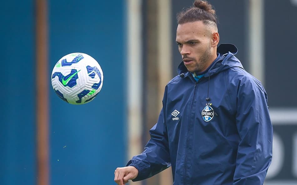 Braithwaite deve retornar diante do Vasco. (Foto: Lucas Uebel/Grêmio FBPA)