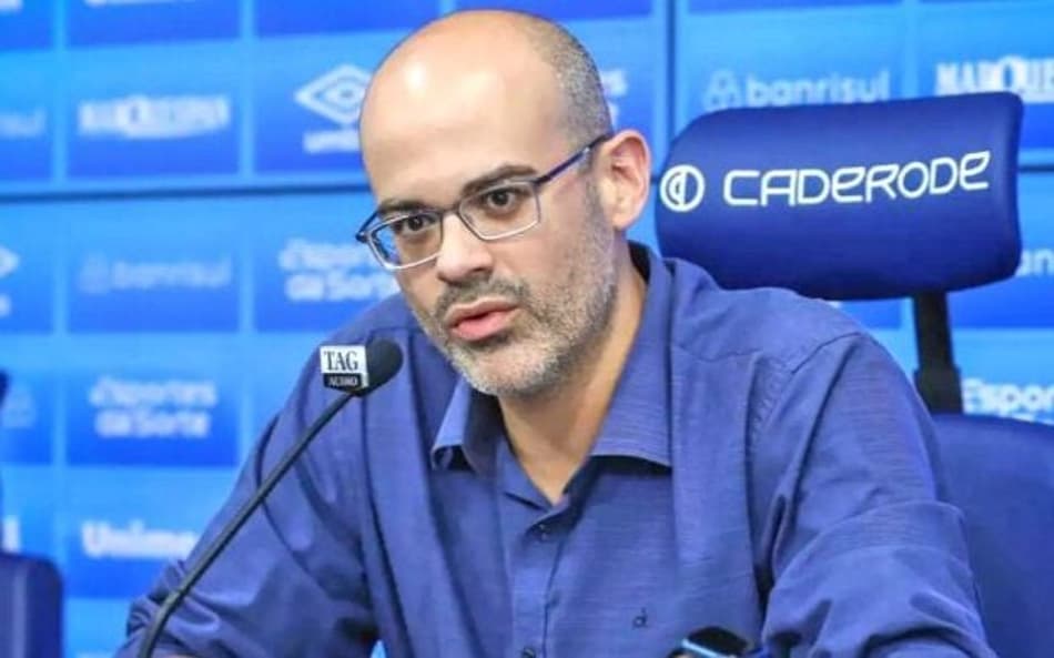 Paulo Caleffi foi vice-presidente de futebol do Grêmio no primeiro semestre 2023. (Foto: Lucas Uebel/Grêmio FBPA)