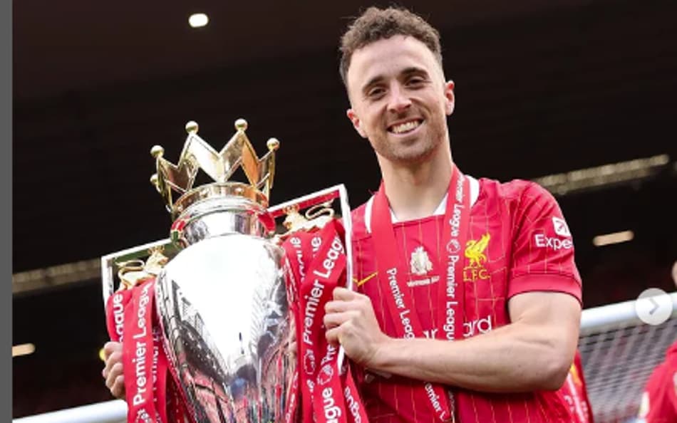 Diogo Jota, do Liverpool, faleceu aos 28 anos (Foto: Reprodução redes sociais)