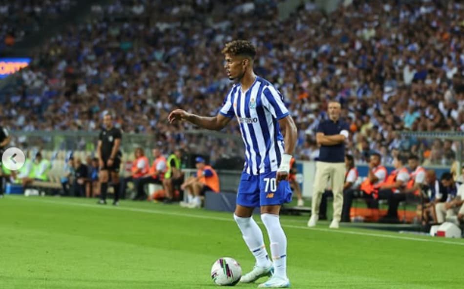 Gonçalo Borges, atacante do Porto que negocia com o Botafogo (Foto: Arquivo Pessoal)
