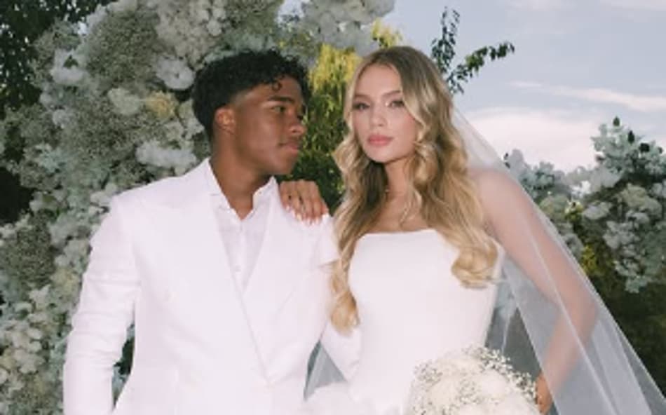 Casamento de Endrick com Gabrielly Miranda (Foto: Arquivo pessoal)