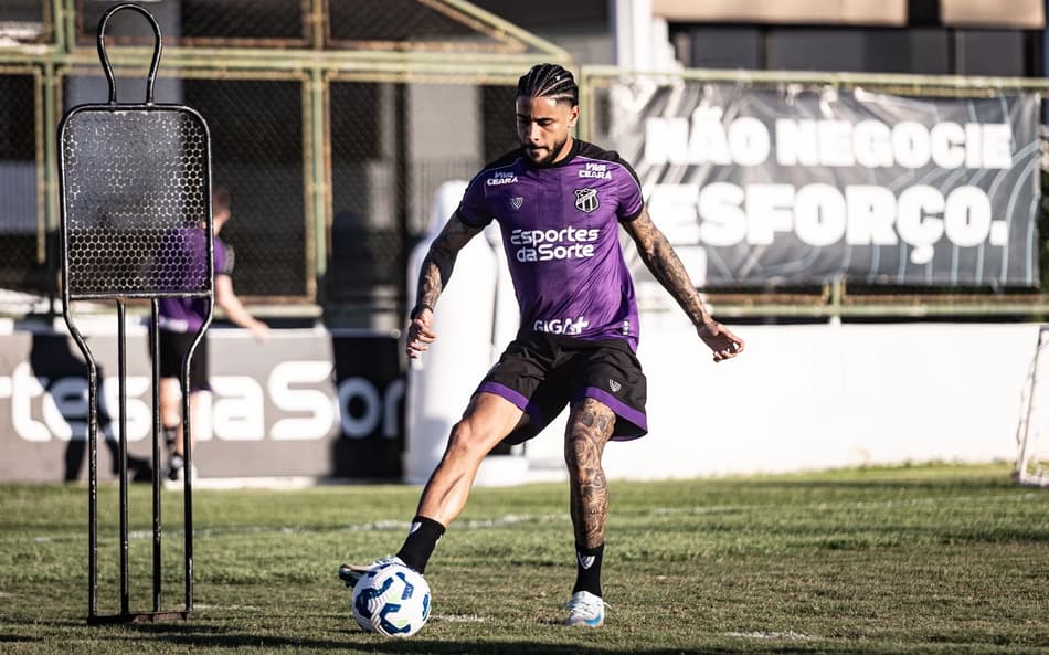 Ceará durante treino (Foto: Gabriel Silva/Ceará SC)